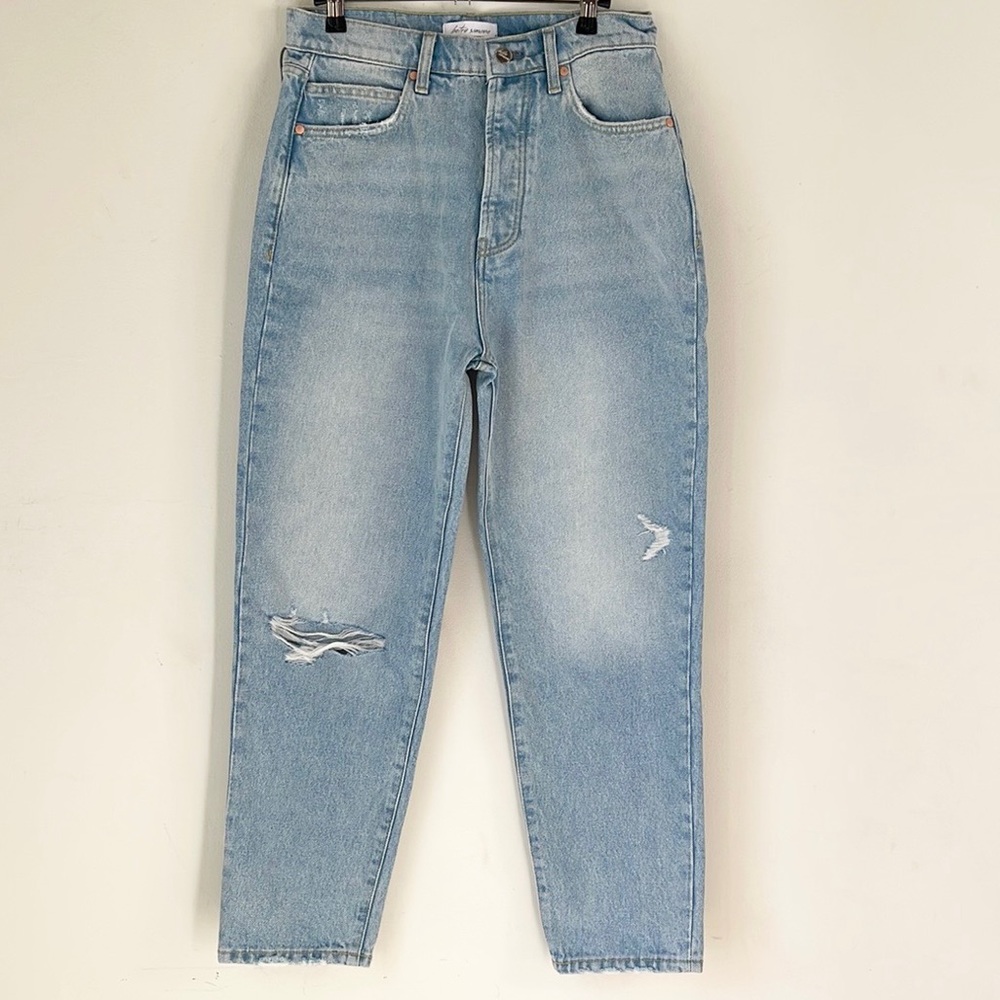 BETRO SIMONE High Rise Button Fly Mom Jeans 29